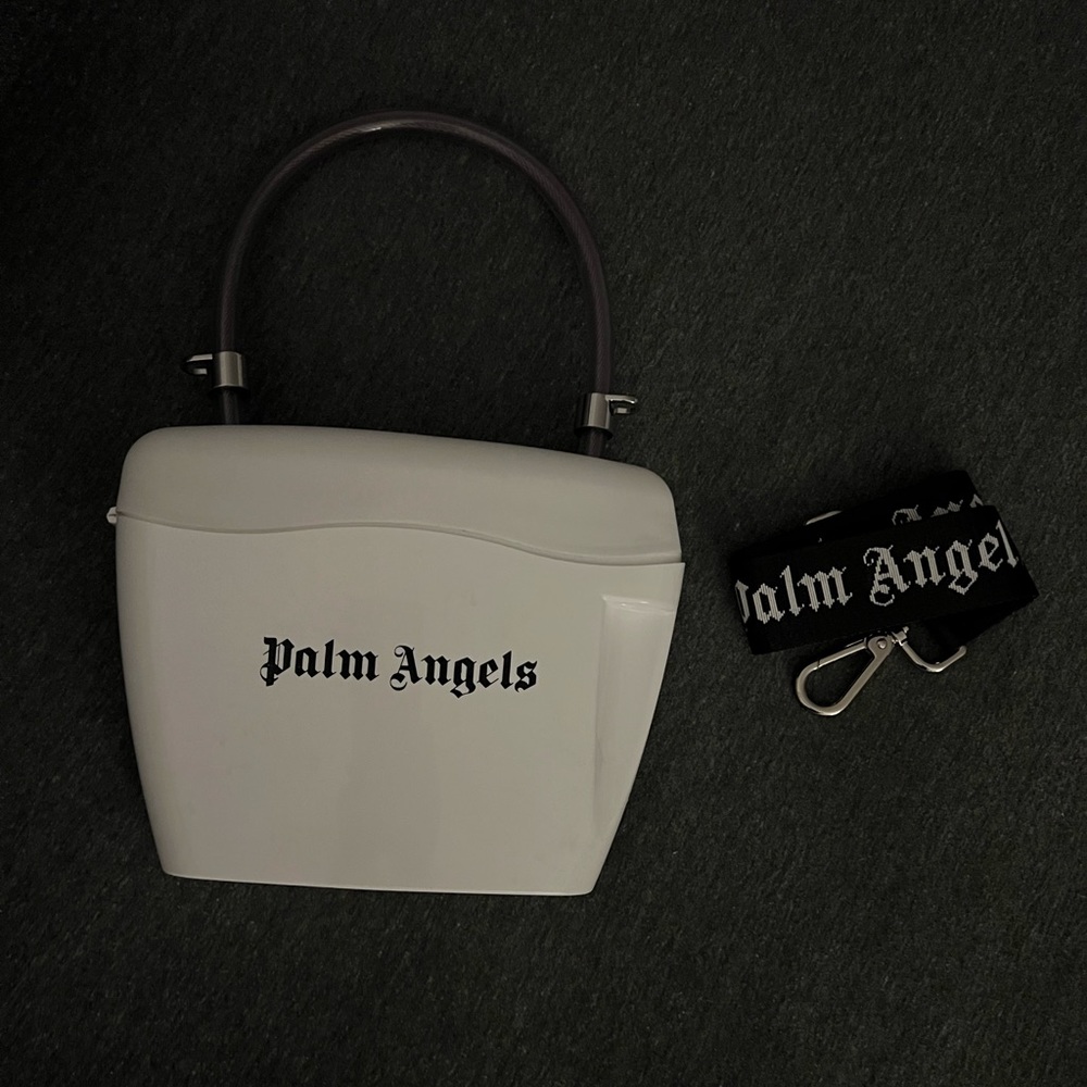 White palm angels padlock bag